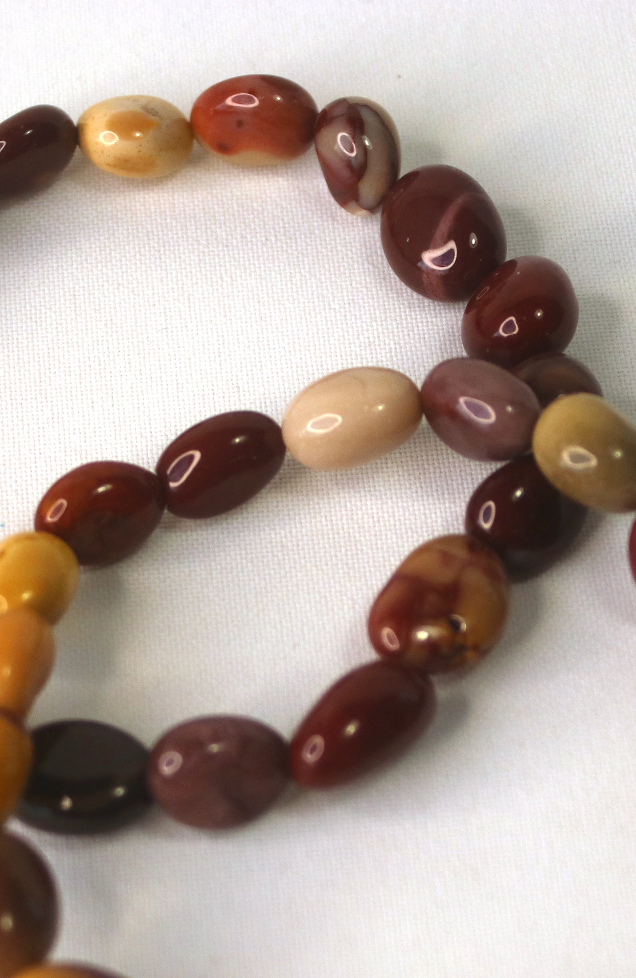 Mookaite 8-10mm Nugget Bracelet for wrists up to 20cm